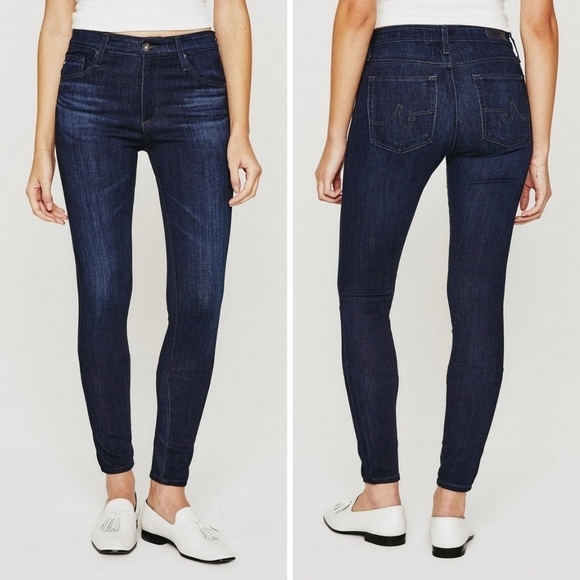 AG Adriano Goldschmied The Farrah high rise skinny jeans size 25 Brooks - Picture 1 of 7